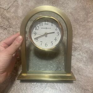 Howard Miller Gold Arch Table Clock